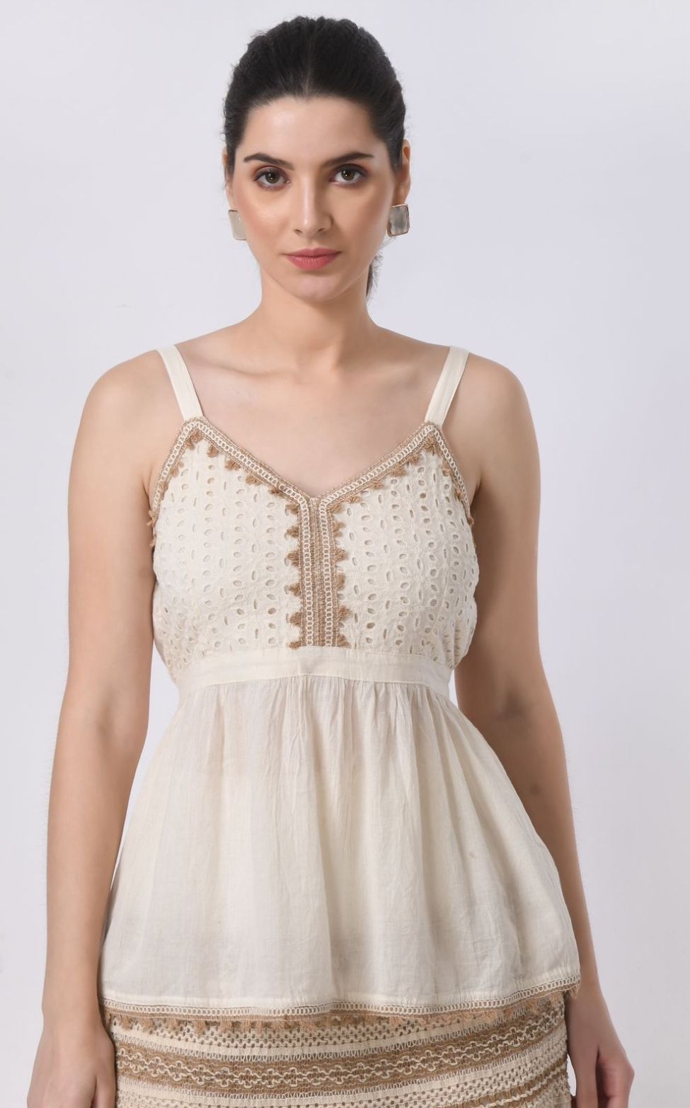 Oatmeal, Halter Top Shirt