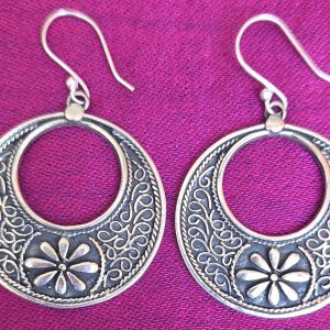 Sterling Silver Sunflower Earrrings
